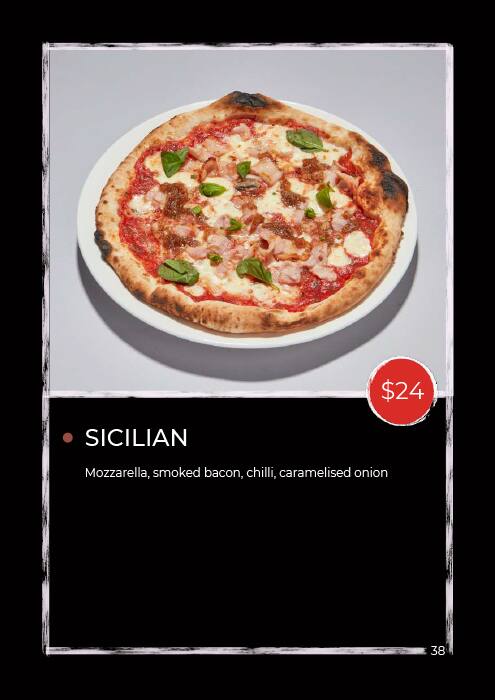 ZAZZ Pizza メニュー