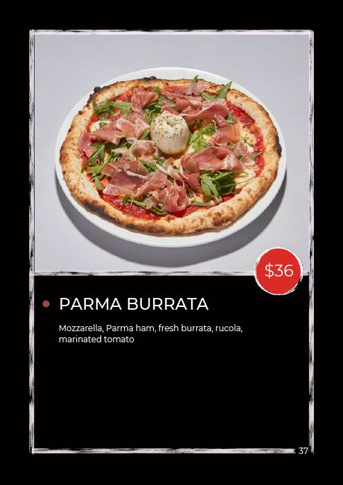 ZAZZ Pizza メニュー