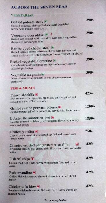 Horizon Multicuisine Restaurant Menu Zomato