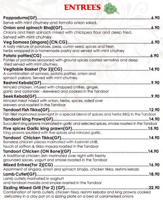 The Clove Menu, Menu for The Clove, Coogee, Sydney Urbanspoon/Zomato