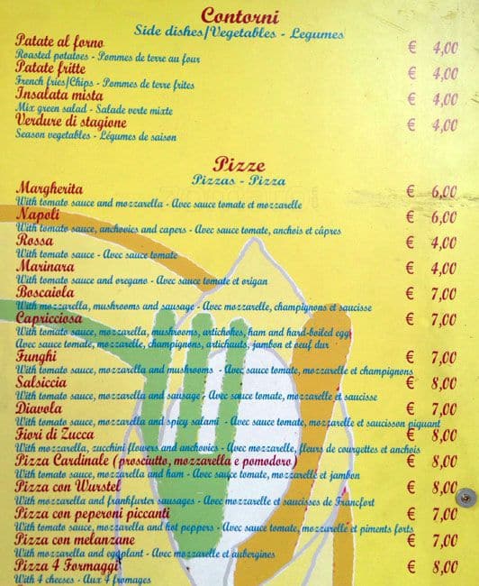 Menu de il piatto