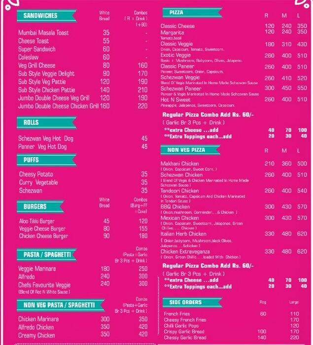 Yummilicious Cakes N More Menu Zomato