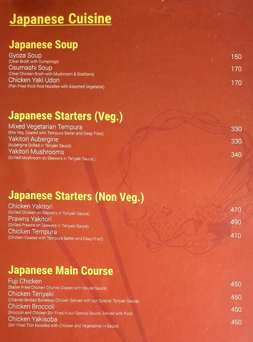 Talk About Multi Cuisine Restaurant and Bar menu