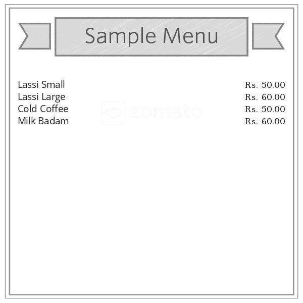 Menu At The Milk Shop Kanpur 1 75 A 1