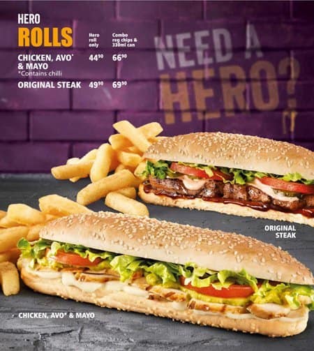 Steers Menu.pdf Menu at Steers restaurant, Roodepoort, 2 Without Ave
