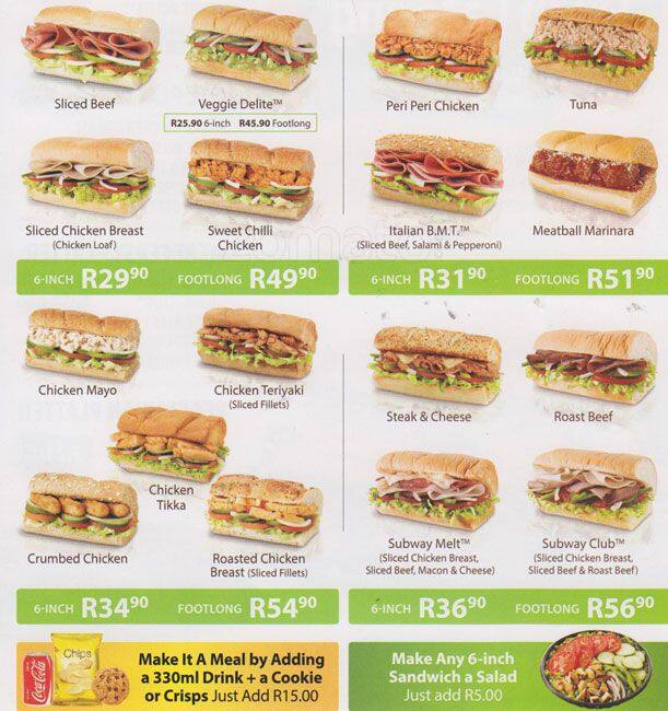 Subway, Pavilion Mall, Westville, Durban - Zomato SA