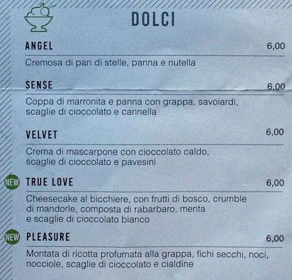 Menu di Ham Holy Burger - Milano, via Marghera 