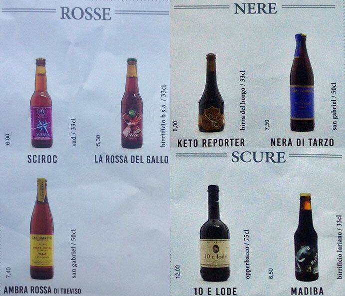 Menu di Ham Holy Burger - Milano, via Marghera 
