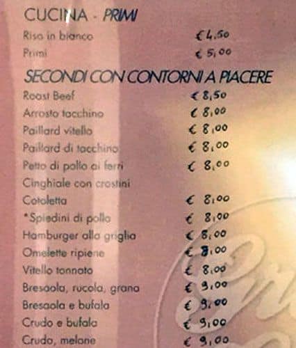 Menu di Grey Cafè 