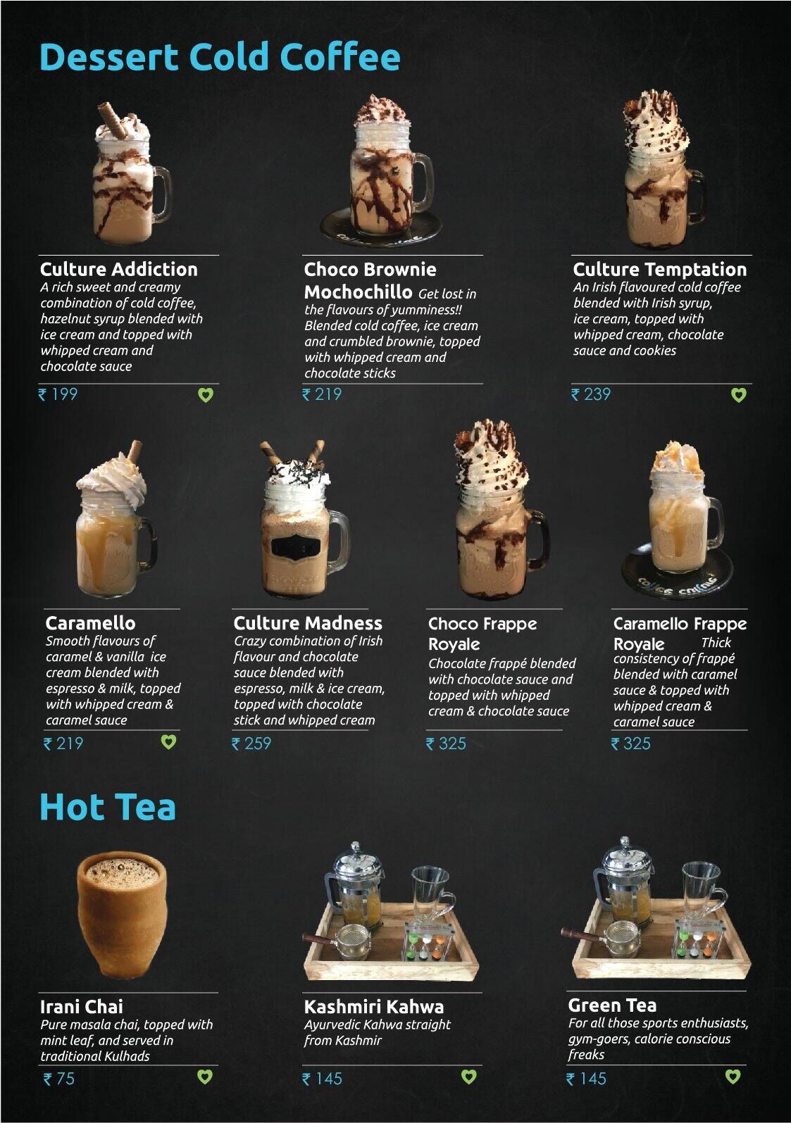 Curry Culture Multi Cuisine Restaurant menu