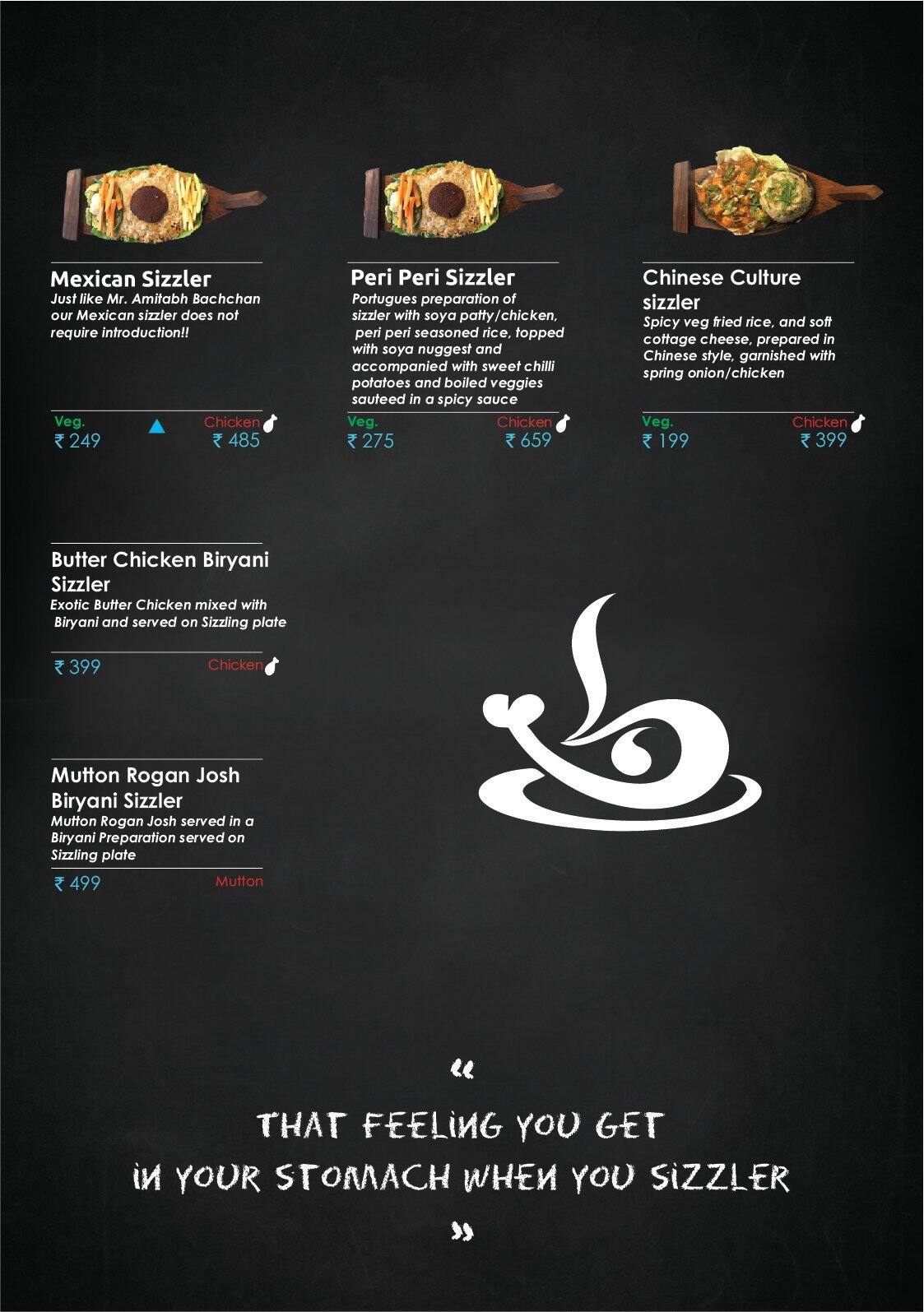 Curry Culture Multi Cuisine Restaurant menu