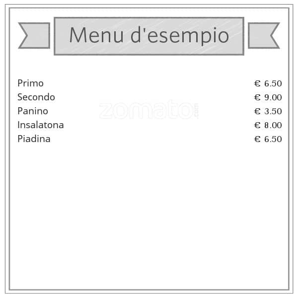 Menu di Borromeo 