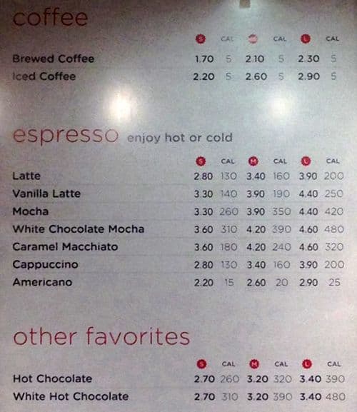 Seattle S Best Coffee Menu Menu For Seattle S Best Coffee Bellevue Bellevue