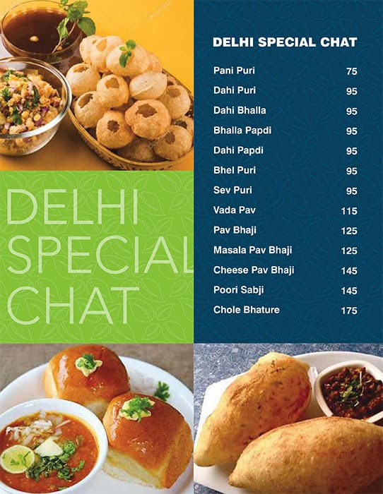 Menu of A Bleu Basil A Veg Affair Himayath Nagar Hyderabad