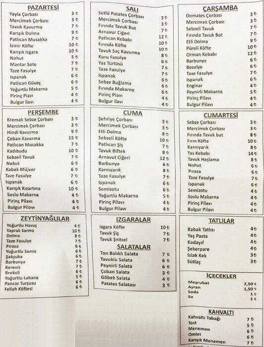 Hakan Cafe &amp; Ev Yemekleri Menü Zomato Türkiye