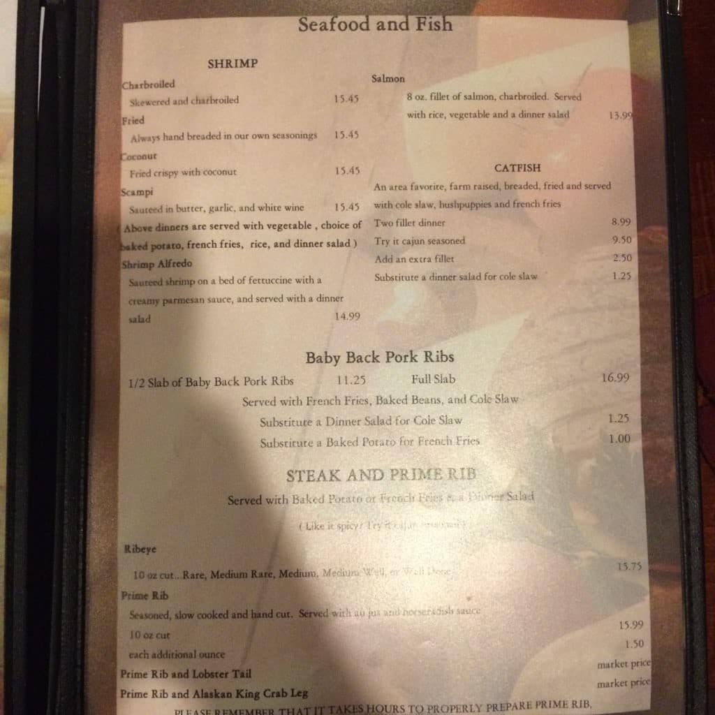 Menu at Fresh Market Restaurant, Paris