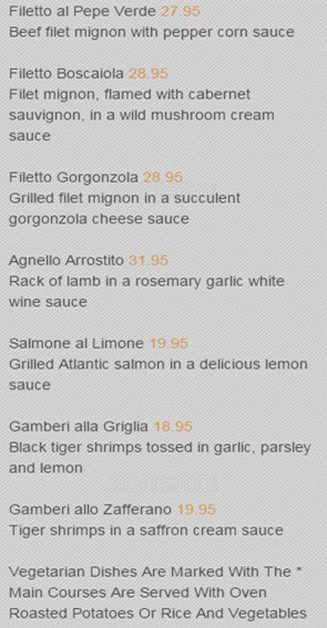 Atmosfera menu