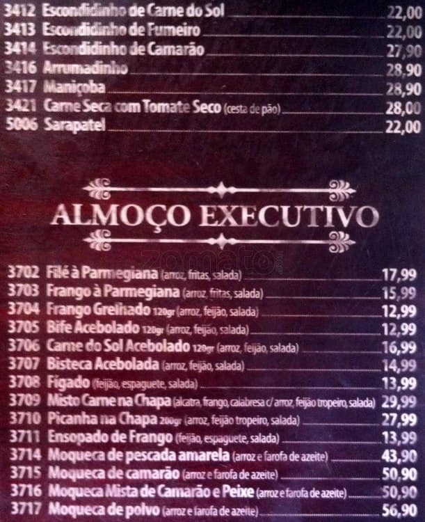 De Passagem Boteco cardápio