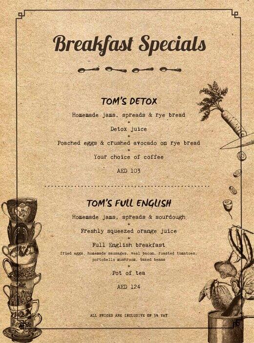 Pots, Pans & Boards a Dubai Foto del Menu con Prezzi Zomato