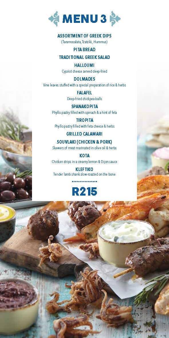 Mythos menu