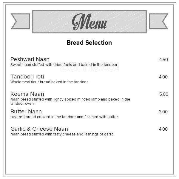 Indian Curry Corner Menu, Menu for Indian Curry Corner, Strandon, New