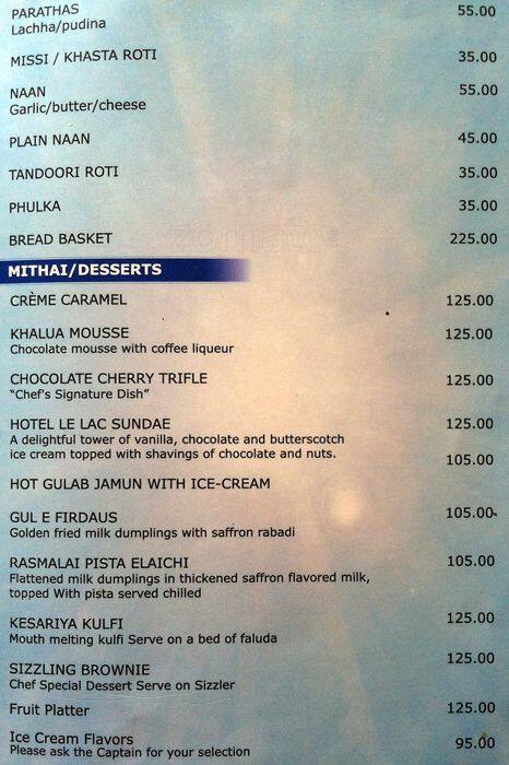 Moods menu