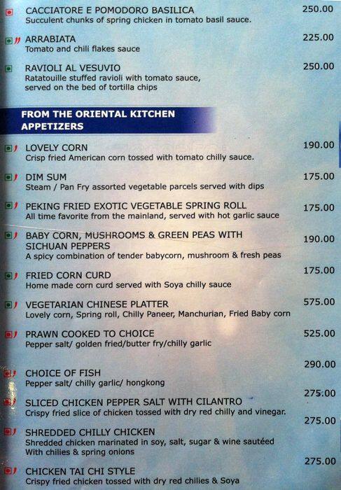 Moods menu