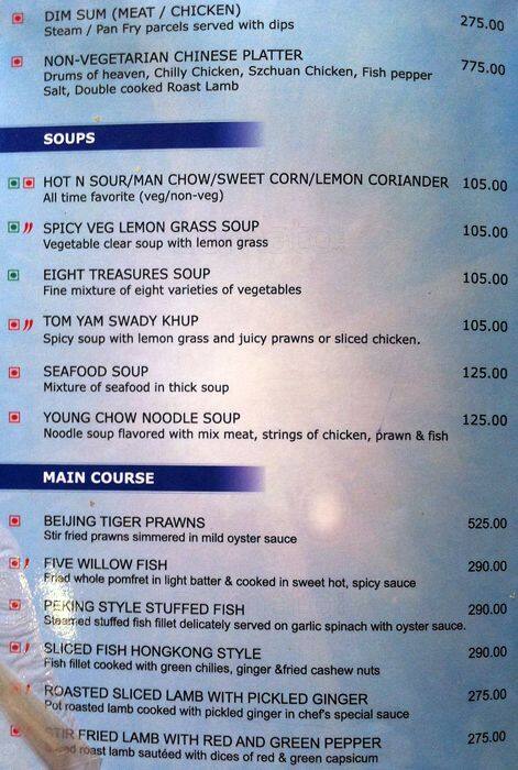 Moods menu