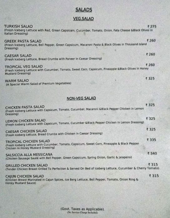 Menu at Bakes And Beans, Ludhiana, Pakhowal Rd