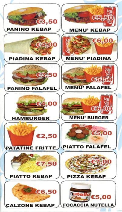 Menu di Kervan 