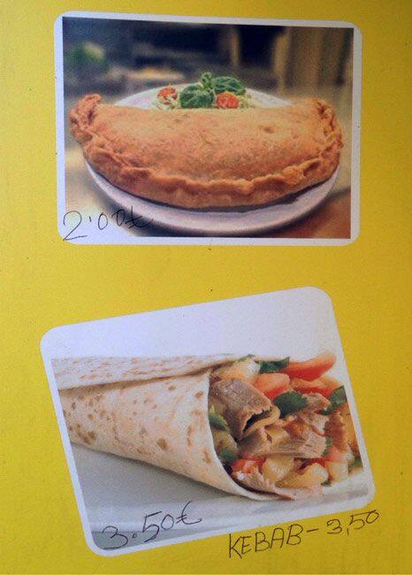 Menu di Pizza Rustica 