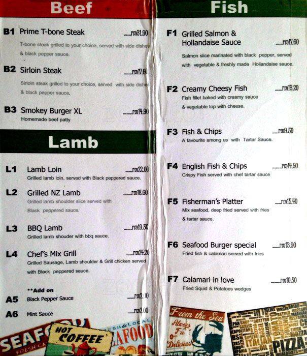 Cafe Jiran Menu Menu For Cafe Jiran Setiawangsa Kuala Lumpur