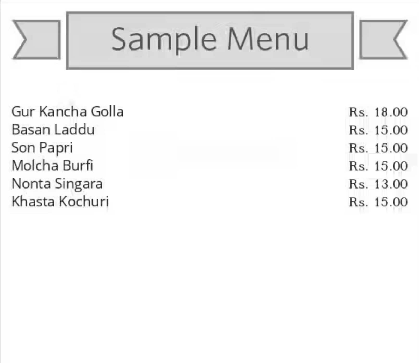 Menu Of Banchharam s Jadavpur Kolkata menu-of-banchharam-s-jadavpur-kolkata