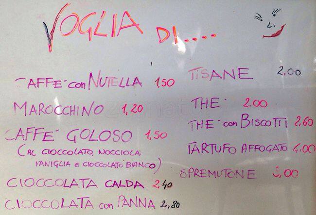 Menu di Milione 