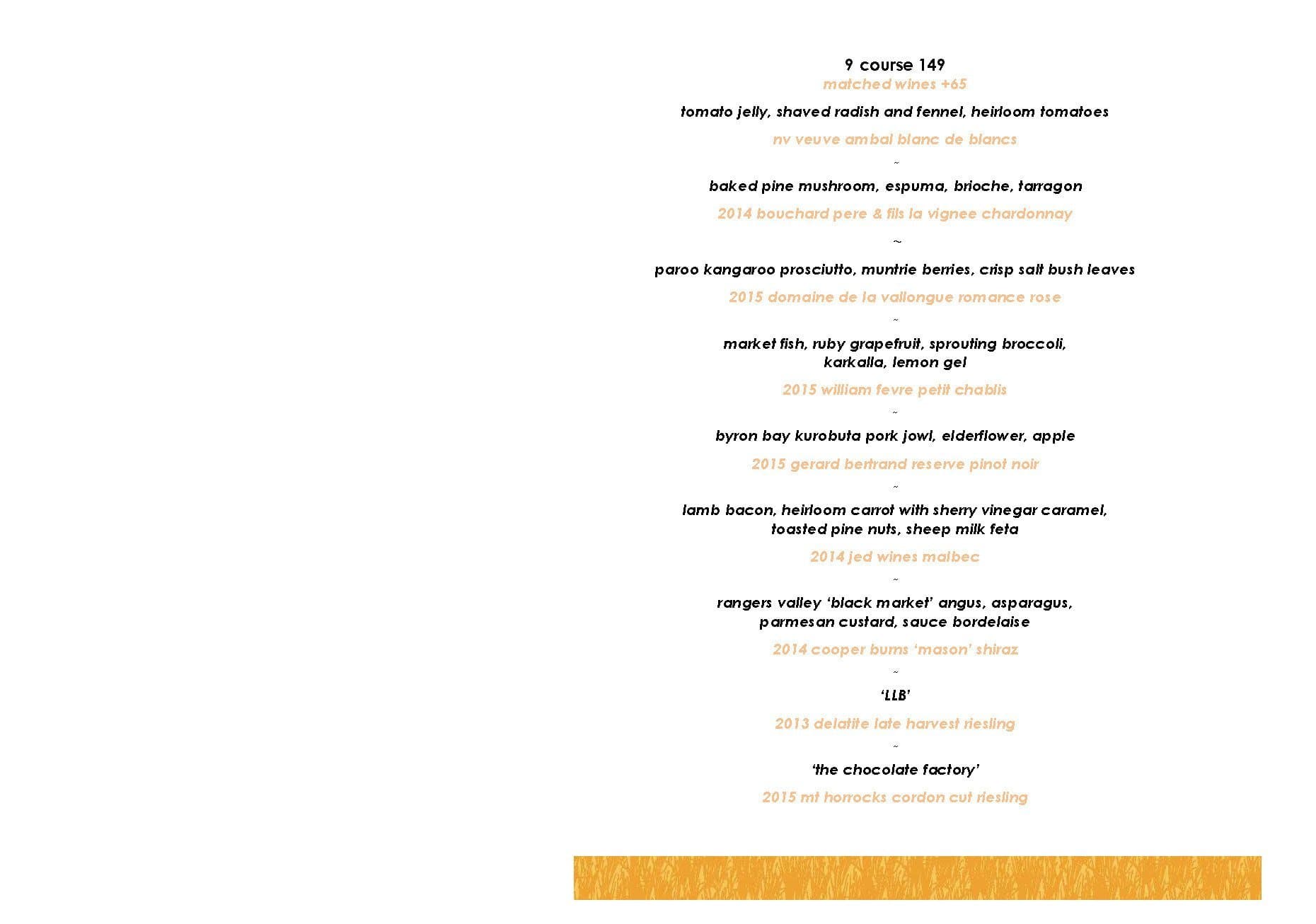 Room81 menu, Menu restauracji Room81, Broadbeach, Gold Coast