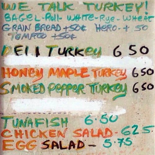 Hudson Bagels Menu, Menu for Hudson Bagels, Greenwich Village, New York