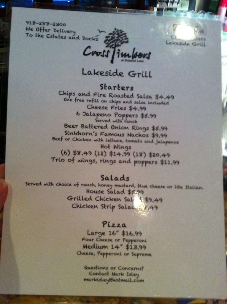 Lakeside Grill By McGill's Menu Urbanspoon/Zomato