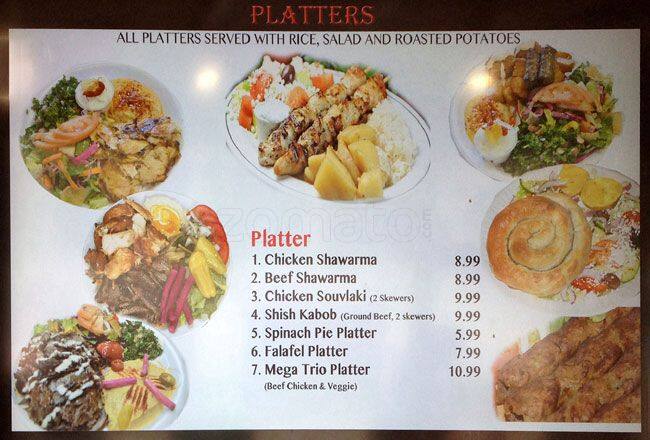 Agent Grill Express menu