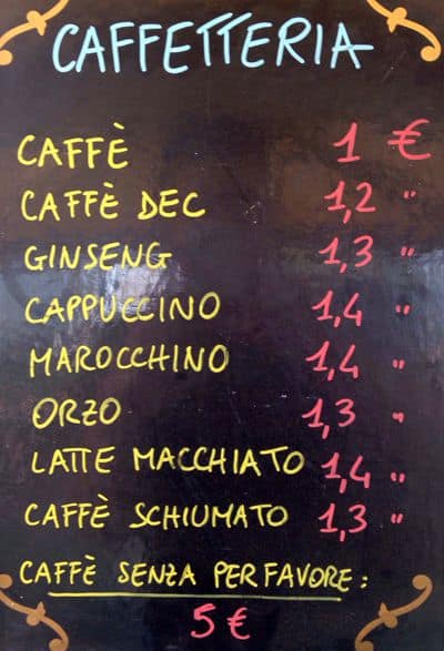 Menu di Wood San Pietro 