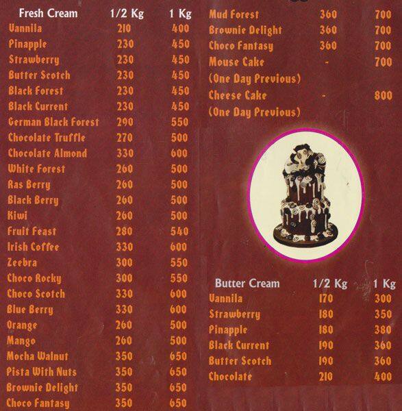 Toffee Cakes Menu, Menu for Toffee Cakes, Kelambakkam, Chennai Zomato