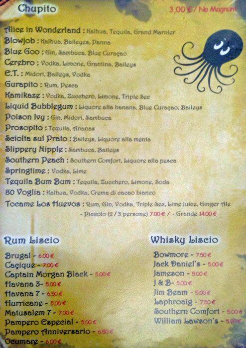 Menu di Octopus Srl 