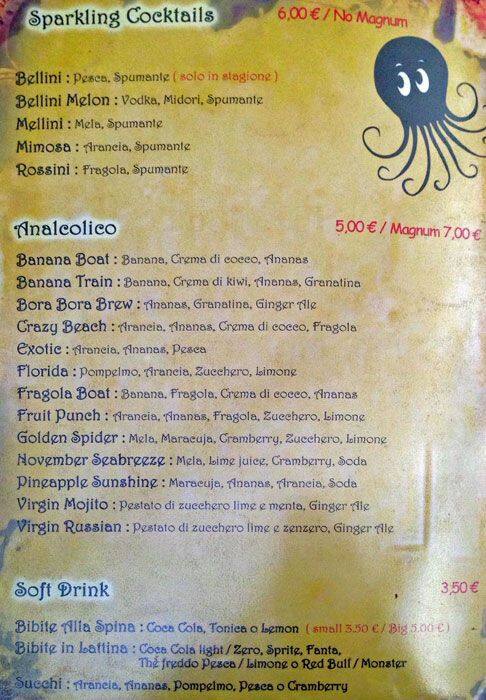 Menu di Octopus Srl 