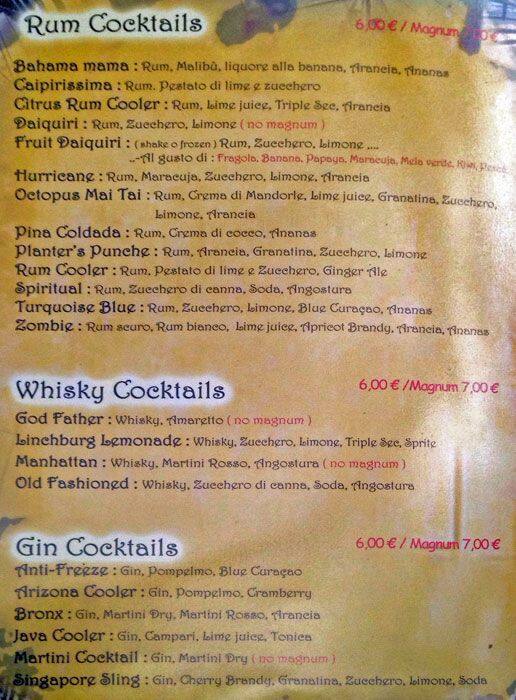Menu di Octopus Srl 