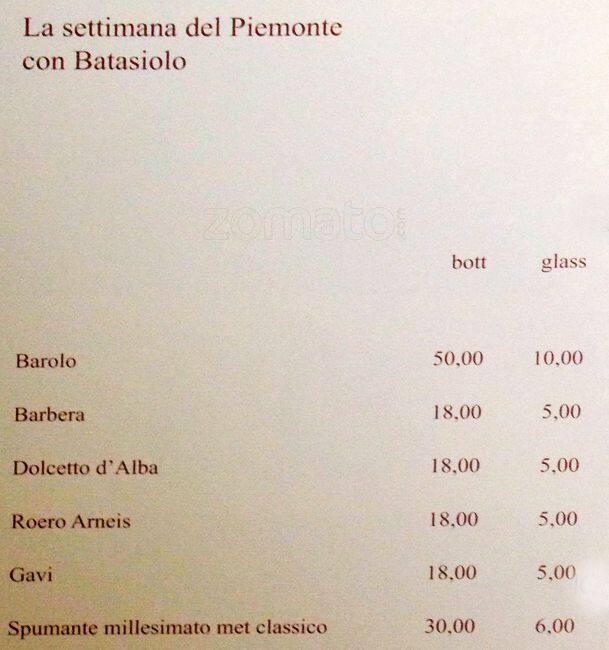 Menu di La Caffettiera 