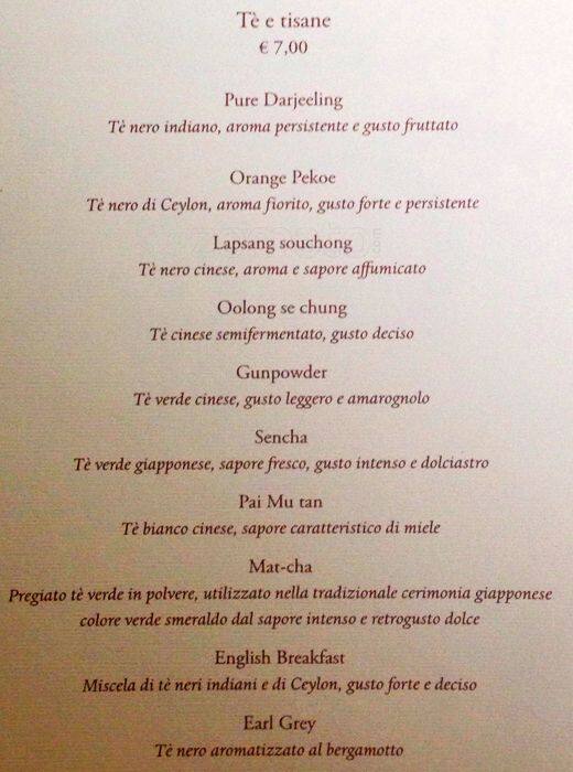 Menu di La Caffettiera 