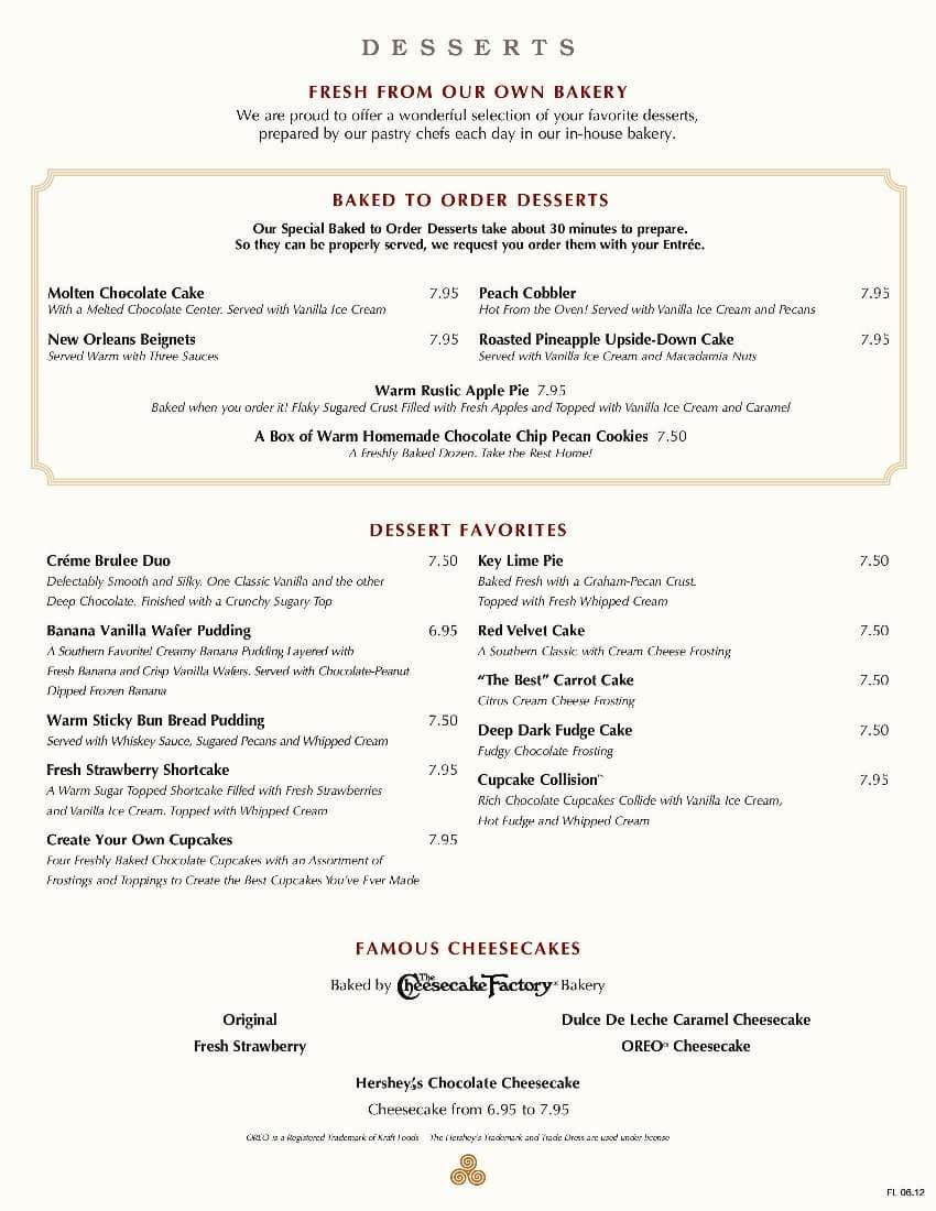 Menu At Grand Lux Cafe Sunrise Sawgrass Mills Cir   800273ee3002c694cfe17f6bd96e594d 