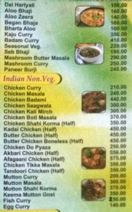 Eating Meeting Restaurant menu