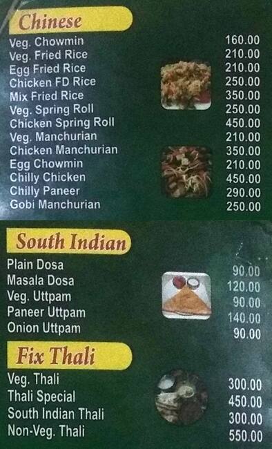 Eating Meeting Restaurant menu