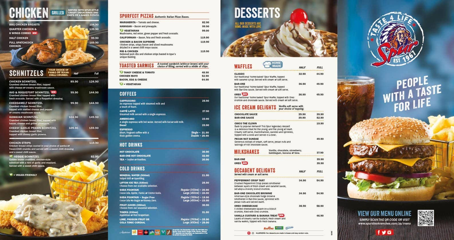 Menu de Tucson Spur