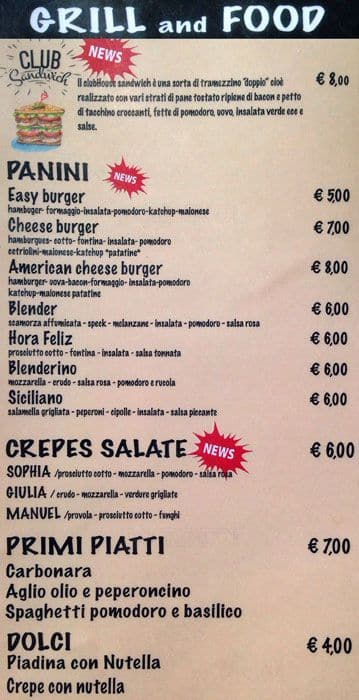 Menu di Ciu's 